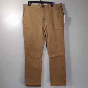 Goodfellow Slim Flannel Lined Khaki Chinos 36x30